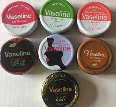VASELINE LIP THERAPY LIMITED EDITION 20g-  CHOOSE YOUR COLOUR • £11.50