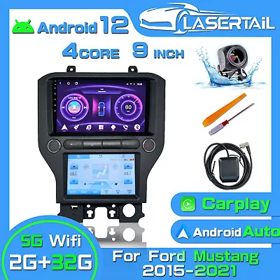9 Inch Car Radio Replacement For Ford Mustang 2015-2021 GPS Navigation Android • $389.98