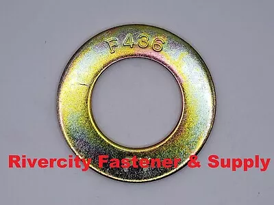 1-1/4 SAE F436 Grade 8 Flat Washers 1-3/8 ID X 2-1/2 OD Steel 1.375 ID X 2.5 OD • $8.88