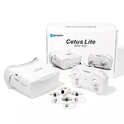 BETAFPV Cetus Lite FPV Frsky D8 LiteRadio1 5.8G 14DBI VR02 Goggles VTX RC Drone • $205.12