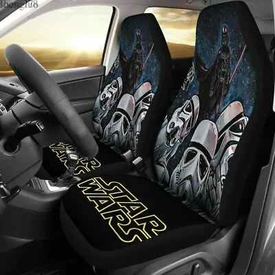 $54.14 • Buy Darth Vader Star Wars 2PCS Car Seat Covers Universal Fit Pickup Seat Protectors