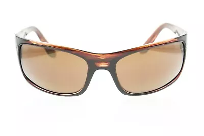 Maui Jim Sunglasses MJ202-10 Peahi Brown Wood Grain Frames Brown Lenses Wrap • $95