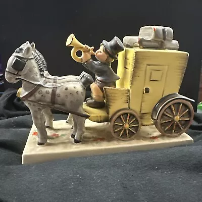 VINTAGE 1952 Hummel  The Mail Is Here Figurine  #226 - Boy Drawn Carriage • $65