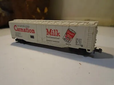 Lima N Scale Carnation Milk Box Car Italy  Mint Condition           1-161-1 • $11.99