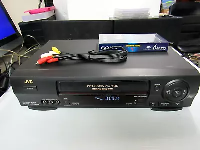 JVC HR-VP670U Hi-Fi 4-Head VHS VCR Video Cassette Recorder -NO REMOTE - Tested • $52.99