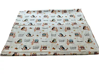 Friends Forever & Harvest Cotton Fabric With Owls RTC Fabric 2 Yards X 44  Wide • $22