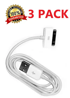 3X 30 Pin USB Charging Data/Sync Cable For Apple Ipod Classic / Nano 4/5/6  • $5.49