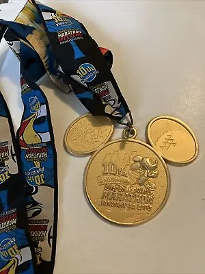 Walt Disney World MICKEY MOUSE Run 2003 Running Race Medal Half Marathon Weekend • $25.49