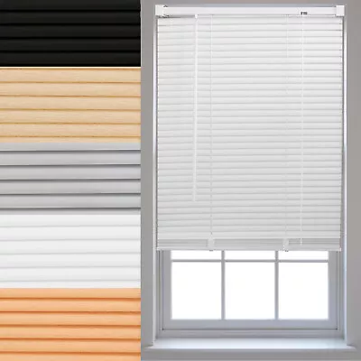 Venetian Window Blinds PVC Trimmable Blind For Home Office Easy Fit Blind • £2.15