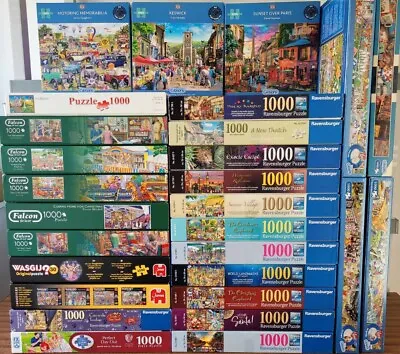 1000 Jigsaw Puzzles Ravensburger Gibsons Falcon  MULTI LISTING 500-1000-1500 UK • £4.80