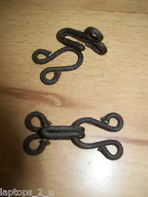 £2.45 • Buy  Fur Hooks & Eyes Fasteners Brown (Large) Hook & Eye *Any Quantity*