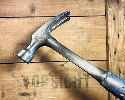 Vintage ESTWING Blue Nylon Handle Straight Claw Hammer 16 Oz Framing Tool USA • $22.50