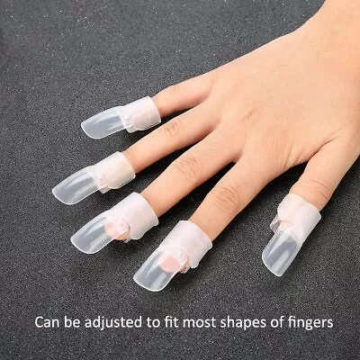 10Pcs/set Finger Nail Protector Tips To Keep New-made Polished Nail Away From • $6.70