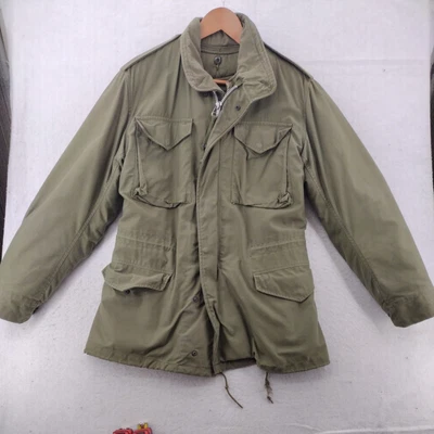 £79.07 • Buy VINTAGE US ARMY M65 WAR FIELD JACKET OG 107 MENS SMALL LONG USAF Liner