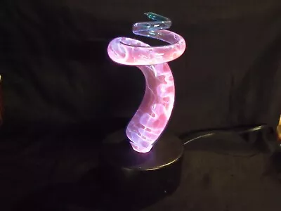 Lumisource Electra Spiral Sculptured Plasma 15  Tall Motion Art Lamp Light • $100