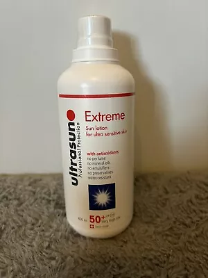 Ultrasun Spf50+ Extreme Sun Lotion For Ultra Sensitive Skin 400ml New & Sealed • £42.99