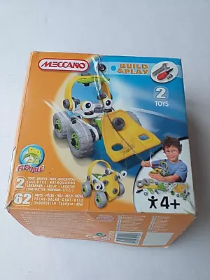 Meccano® Flexible Build & Play  73 2112A 2 Toys 62 Parts 4+ Year Instructions • £3.99