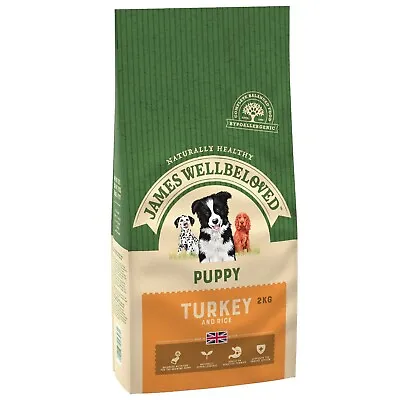 JWB Puppy/ Junior/ Adult Dry Dog Food Fish/ Lamb/ Duck/ Turkey Kibble 2kg • £14.08