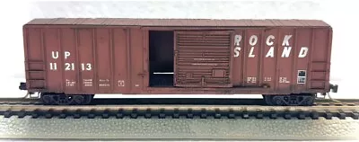 N Scale Micro Trains 50’ Rib-Side Single Door Box Car UP/Rock Island • $25