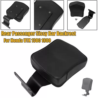 Motorcycle Passenger Sissy Bar Backrest Fit For Honda VTX1800R2/3 VTX1800S/1/2 • $32.98