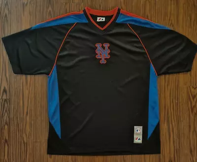 New York Mets MLB Baseball - Majestic Authentic Collection Warmup Top - Mens M • $39.99