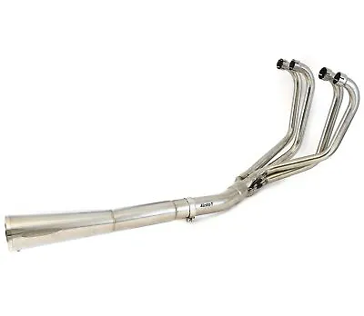 Delkevic 4into1 Stainless Steel Exhaust - Megaphone Muffler - Honda CB750K 69-76 • $419.99