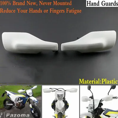 White Motocross Hand Guards Handguards Fits TC 125/250 FC 250 350 Dirt Bike • $29.84