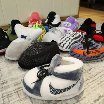 £28.88 • Buy Mens Womens Retro Unisex Plush Sports Shoes Sneakers Slippers Comfortable Light