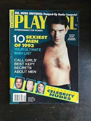 Playgirl Magazine September 1993 Angelo Berrios Centerfold Mr Nude Universe 1123 • £16.08