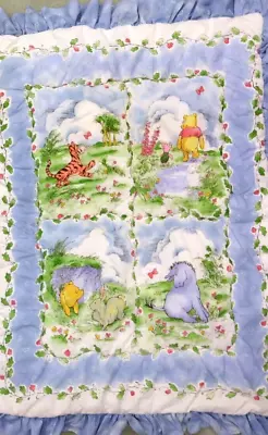 Classic Winnie The Pooh Baby Blanket Reversible • $38