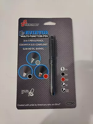 SKILCRAFT B3 Aviator Multi-Function Pen Black/Red And Pencil  • $19.99