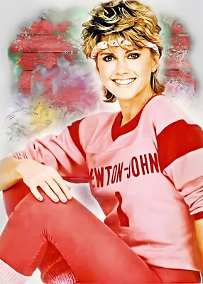 Olivia Newton-John Actor  2/5  ACEO Art Print   Glossy  Card By.Marci • $9.99