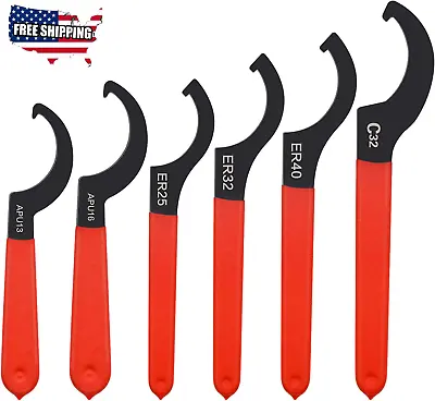 Coilover Spanner Wrench Set 6 Pcs Coilover Wrench C-Shape Spanner Wrench • $22.82