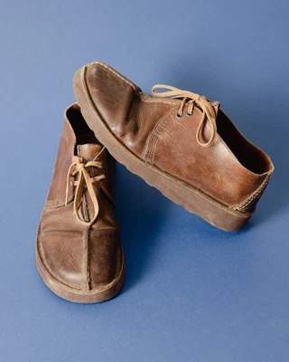 £75 • Buy Clarks Originals Desert Trek Size 9 -  Vibram - Brown Leather - Like Rambler