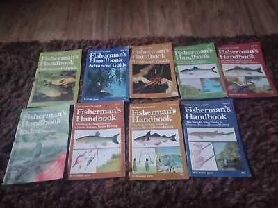 The Marshall Cavendish Fishermans Handbook Fishing 9 Issues - 1970s • £3