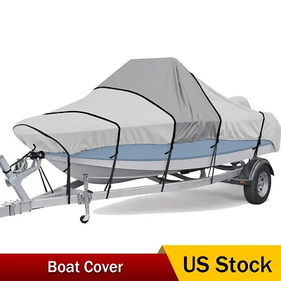 1200D Center Console Boat Cover 100% Waterproof Heavy Duty Marine Grade 17'-19' • $129.86