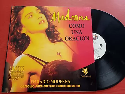 Madonna-Like A Prayer-LP -Mexico Promo Radio Unique Cover • $29.90