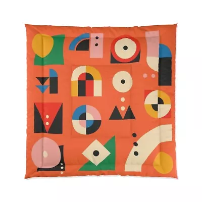 Designer Abstract Vintage Bauhaus Comforter  • $203.35