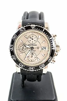 Montblanc MEISTERSTRUCK Swiss Men's Stainless Steel Automatic Chronograph 6.5  • $2195