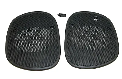 98-05 Chevy S10 Blazer Graphite Gray Dash Speaker Covers W/ Sensor NEW GM PAIR • $52.95