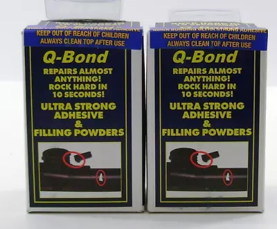 Q Bond Repair Kit Small Quick Bonding Adhesive 2 Pack • $32.23