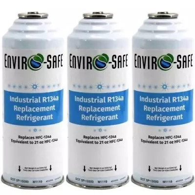 R 134a Refrigerant Replacement Cans- Coldest Refrigerant For Auto - 3 Pack • $42