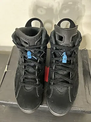 Size 10.5 - Jordan 6 Retro Tar Heels UNC 2017 - 384664 006 • $144.99