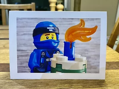 Lego Ninjago Jay Inspired Handmade Birthday Party Card • $5.95