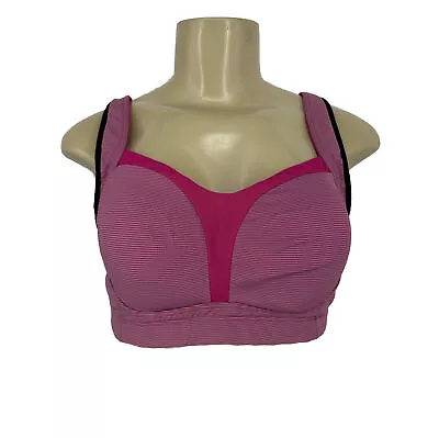 Lululemon Size 36C  Women Ta Ta Tamer Pink Sport Bra Wireless 1-6 • $24.79