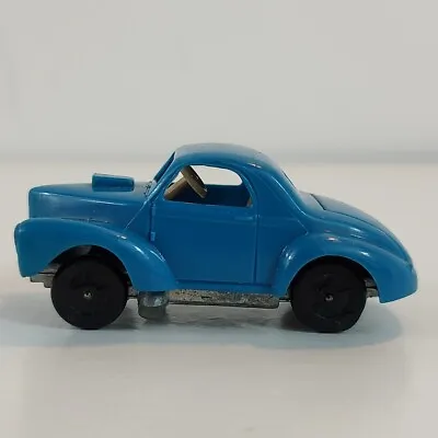 Vintage Aurora HO Speed Line Cars Willys Gasser 1973 Blue  USA Made • $49