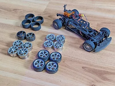 HPI Micro Rs4 1/18 Scale AWD Rolling Chassis With Novak Spy ESC And Extra Parts • $56
