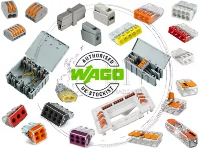 Wago Connectors 221 222 224 773 2273 Junction Box Electrical Reusable Wire Lever • £104.99