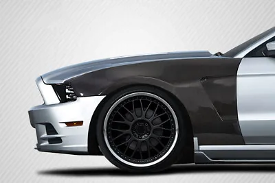 FOR 10-14 Ford Mustang Carbon Fiber GT350 V2 Front Fenders 2PC 115538 • $1079