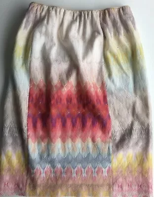 New Authentic MISSONI Multicolor Summer Skirt SIZE 38 IT • $180